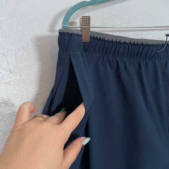 Columbia Men XXL Navy Blue Alpine Chill Zero Shorts Lined Pockets Drawstring - Picture 5 of 8